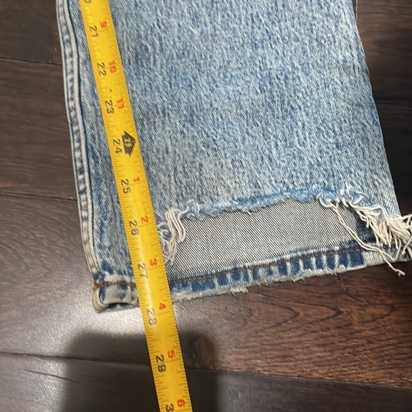 Abercrombie & Fitch acid wash The 90s straight ultra high rise jeans size 27 / 4 - Picture 10 of 12